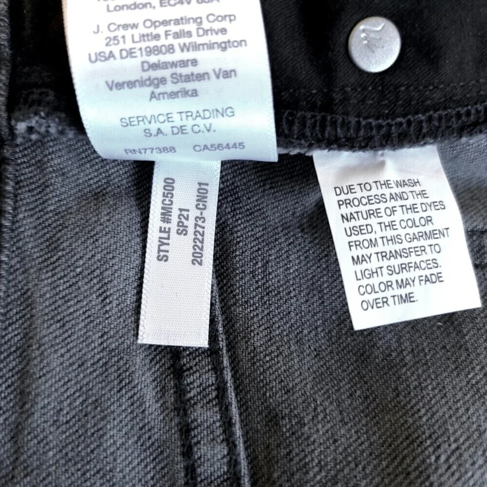 NEW Madewell 90s Perfect Vintage Mom Jean Connell Wash Ripped Edition 26 Gray